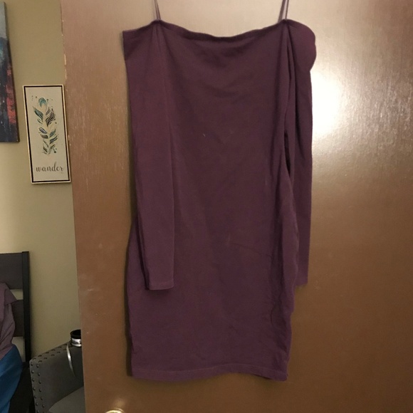 Express Fitted Off Shoulder Fitted Dress Size XS - Picture 2 of 4
